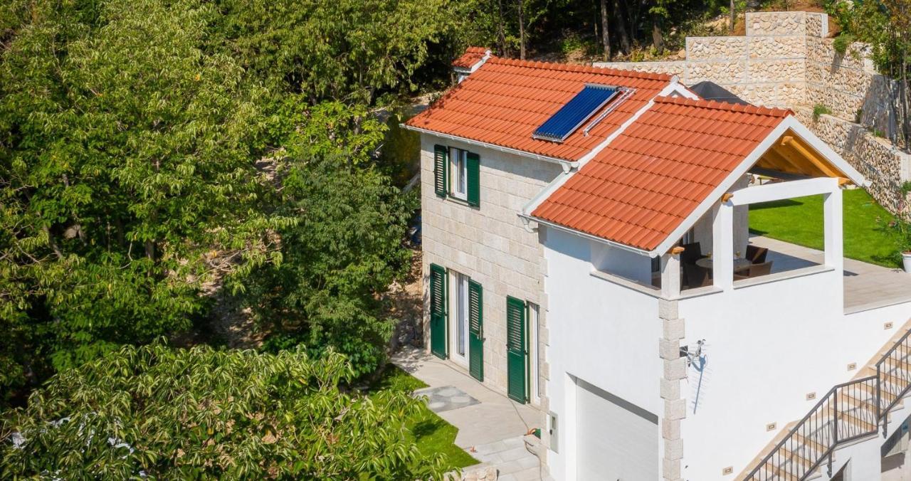 Villa Leoma With Heated Pool Marusici  外观 照片